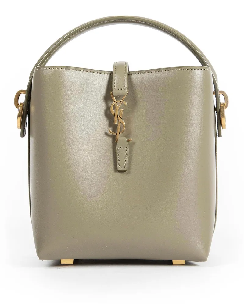 Saint Laurent Le 37 Mini Bag in Shiny Leather Green