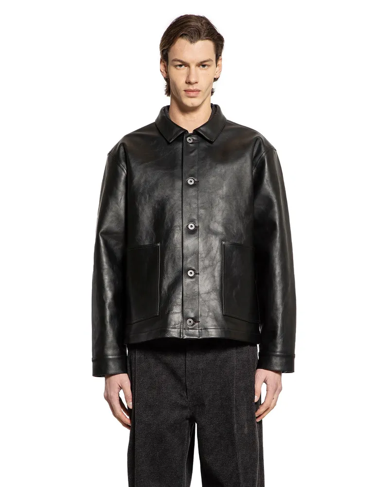 Taiga Takahashi LOT .804 Leather Jacket Black