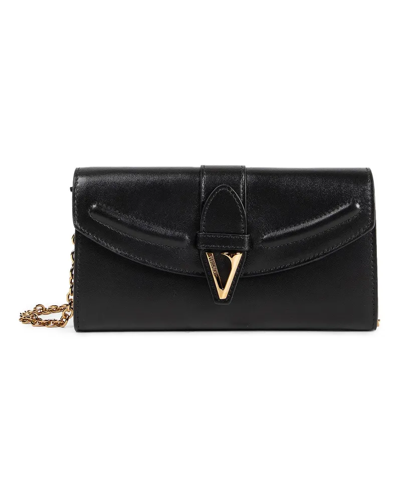 Versace WOMAN BLACK WALLETS & CARDHOLDERS Black
