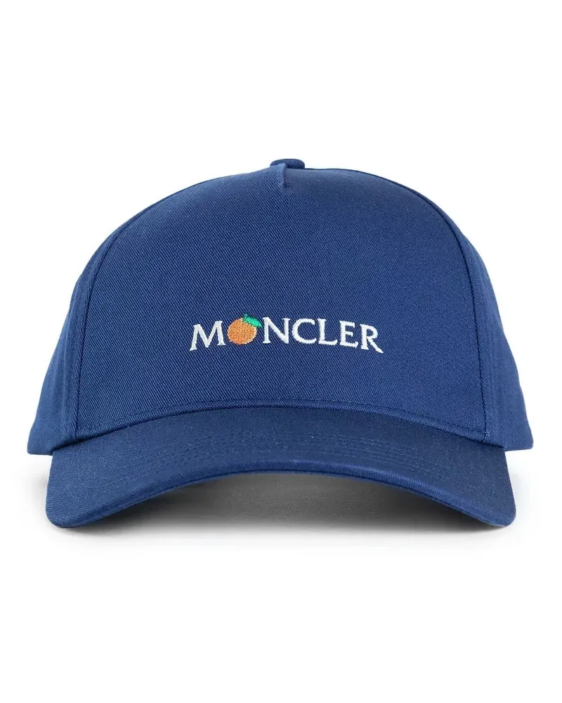 Moncler Logo baseball cap Blue