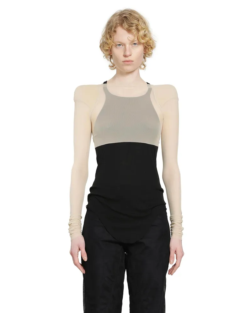 Rick Owens Temple Helm Top Beige