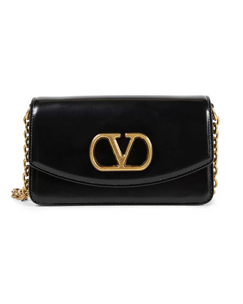 Valentino Garavani WOMAN BLACK CLUTCHES & POUCHES Black