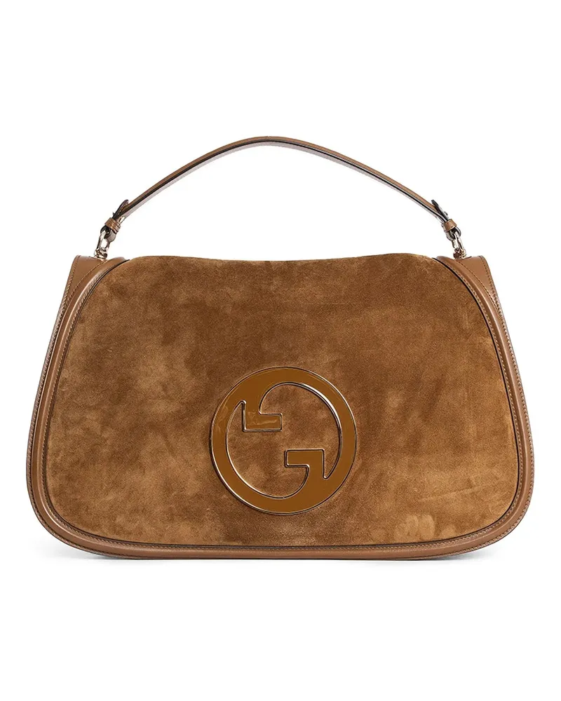 Gucci Borsa a mano grande Blondie Brown