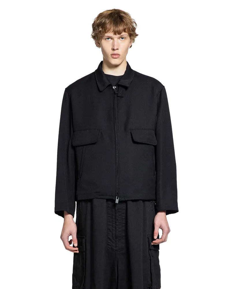 Yohji Yamamoto MAN BLACK BLAZERS Black