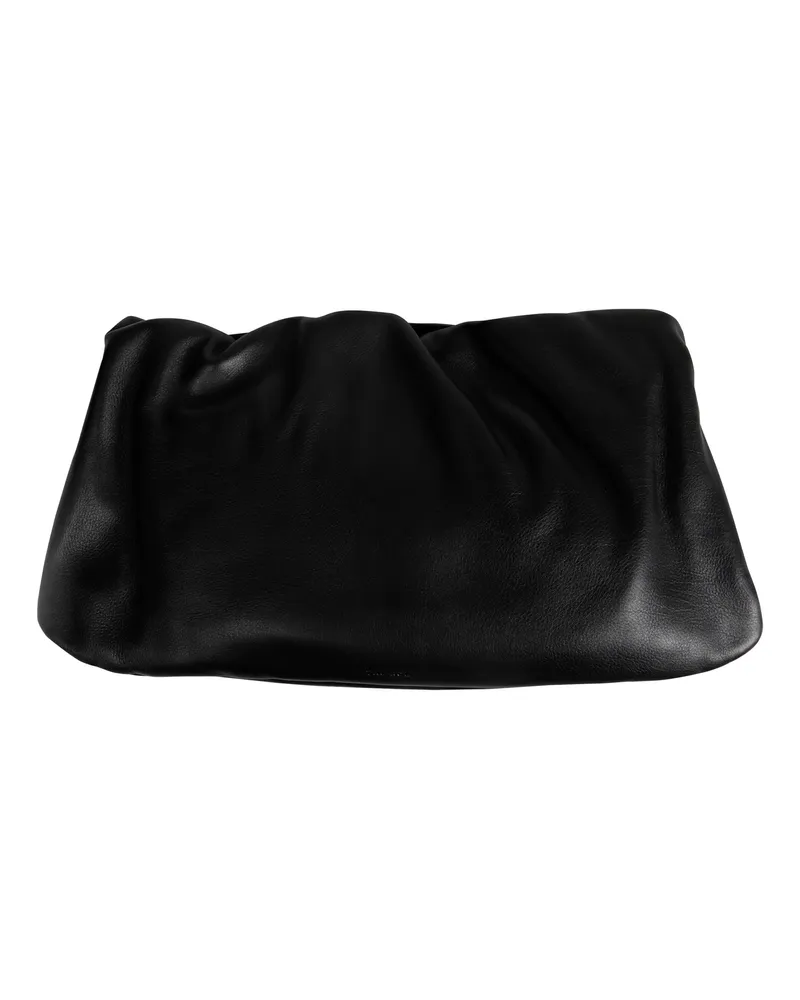 The Row XL Bourse Clutch Black