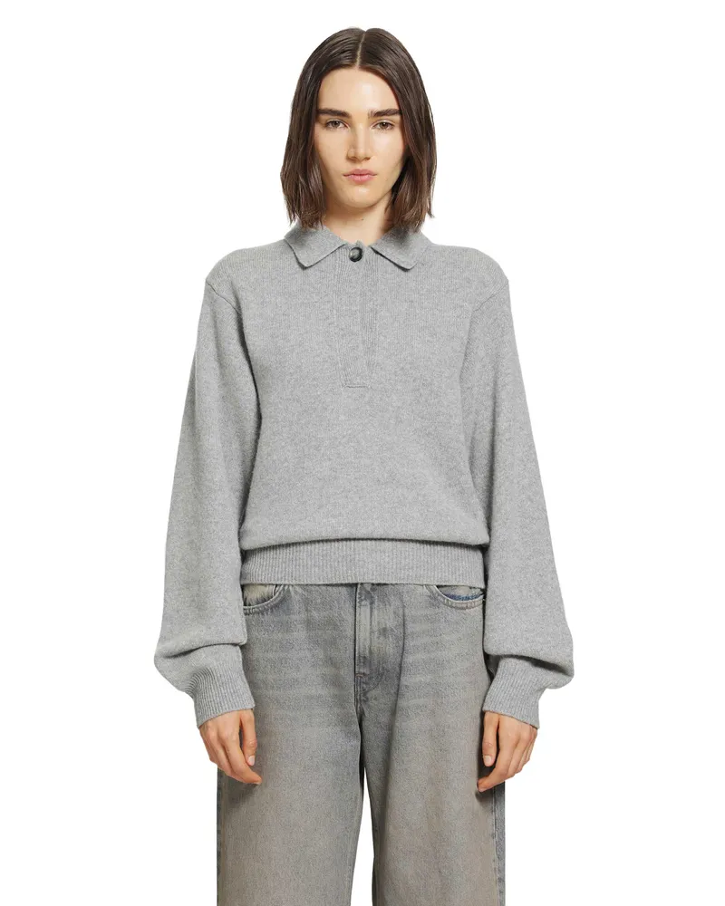 Haikure Ash Relaxed Sweater Grey