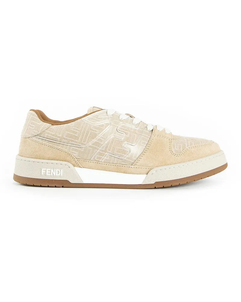 Fendi Match Sneakers Beige