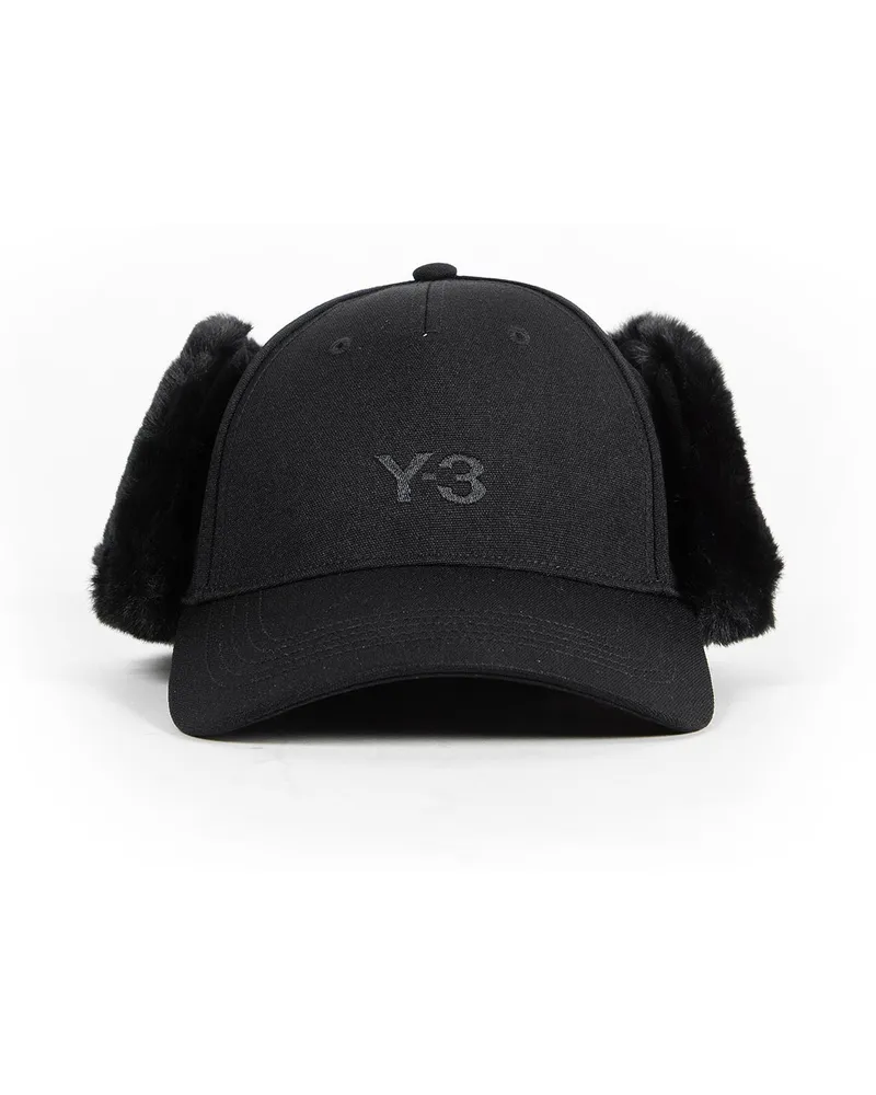 Y-3 Adidas Collaboration Vegan Fur Winter Ear Cap Black