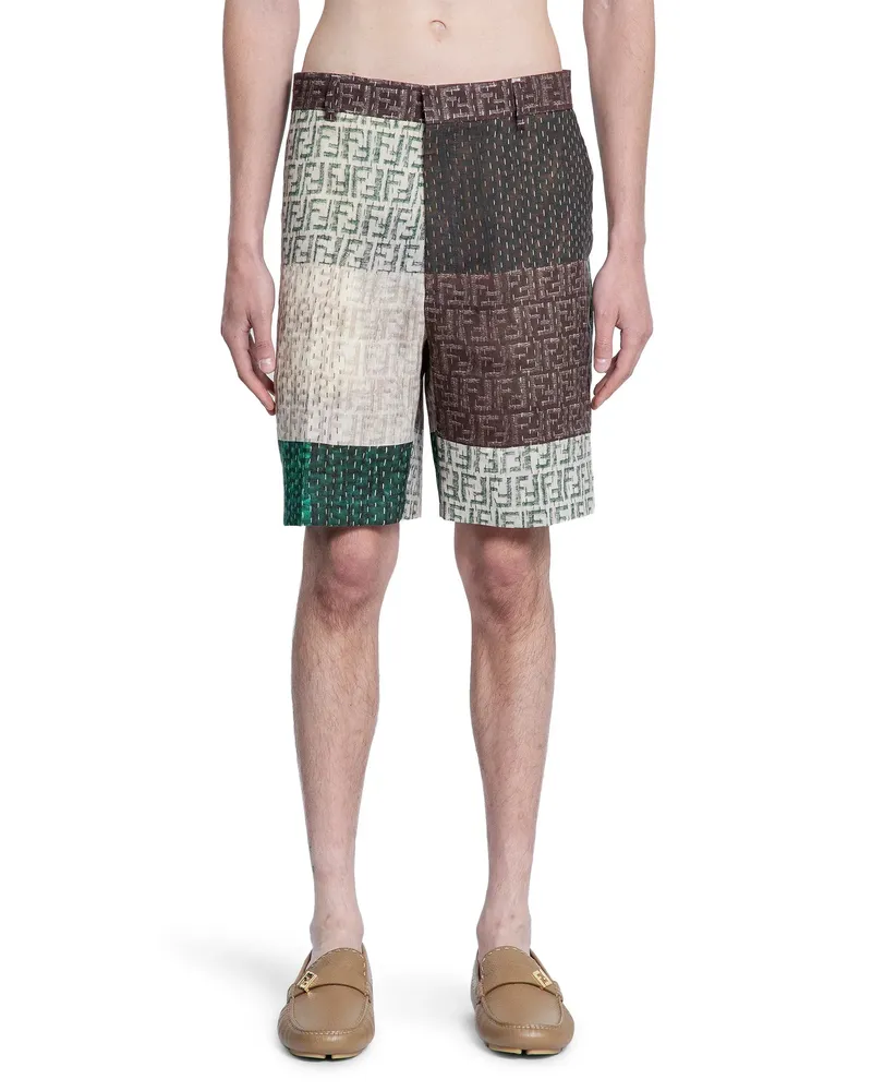 Fendi MAN MULTICOLOR SHORTS & SKIRTS Multicolor