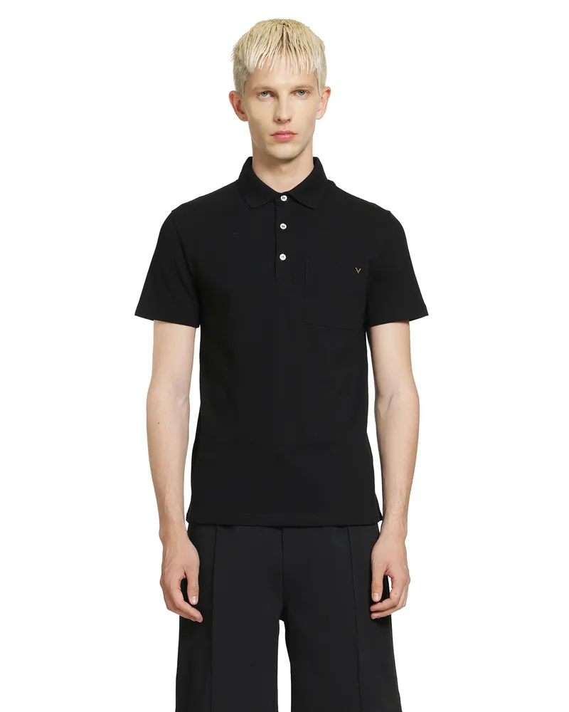 Valentino Garavani Vlogo Polo Black