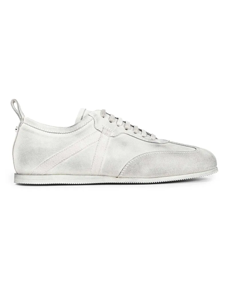 Ann Demeulemeester Siru Low-Top Boxing Sneakers White