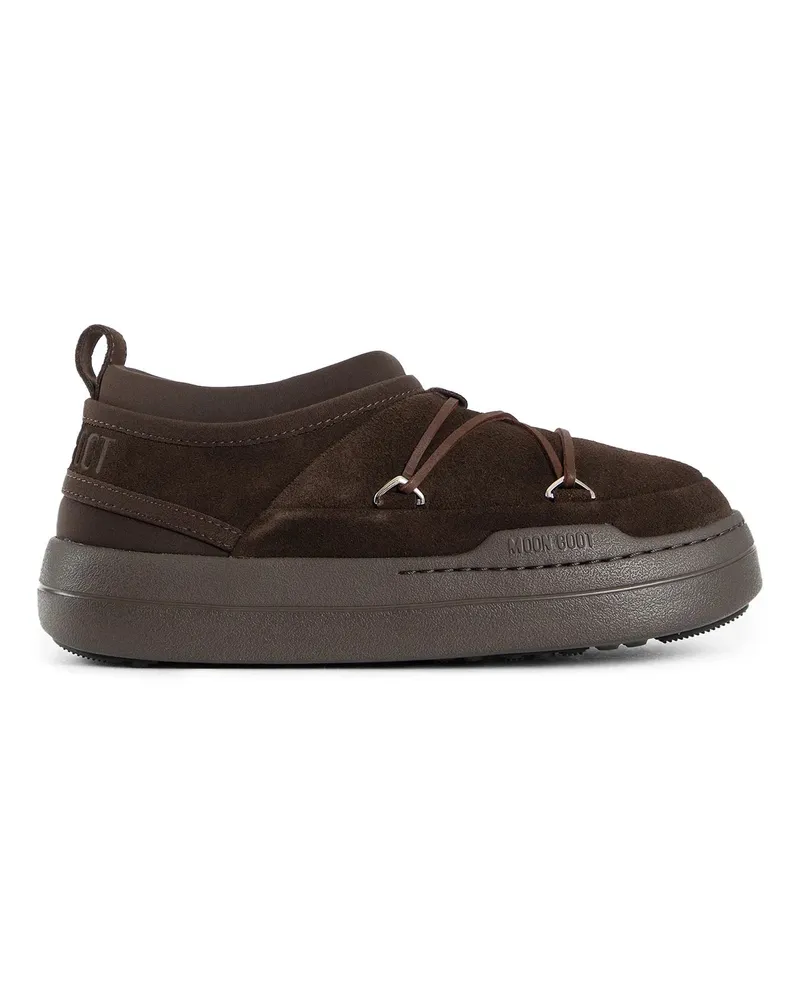 Moon Boot Sneakers in camoscio Park Icon Brown