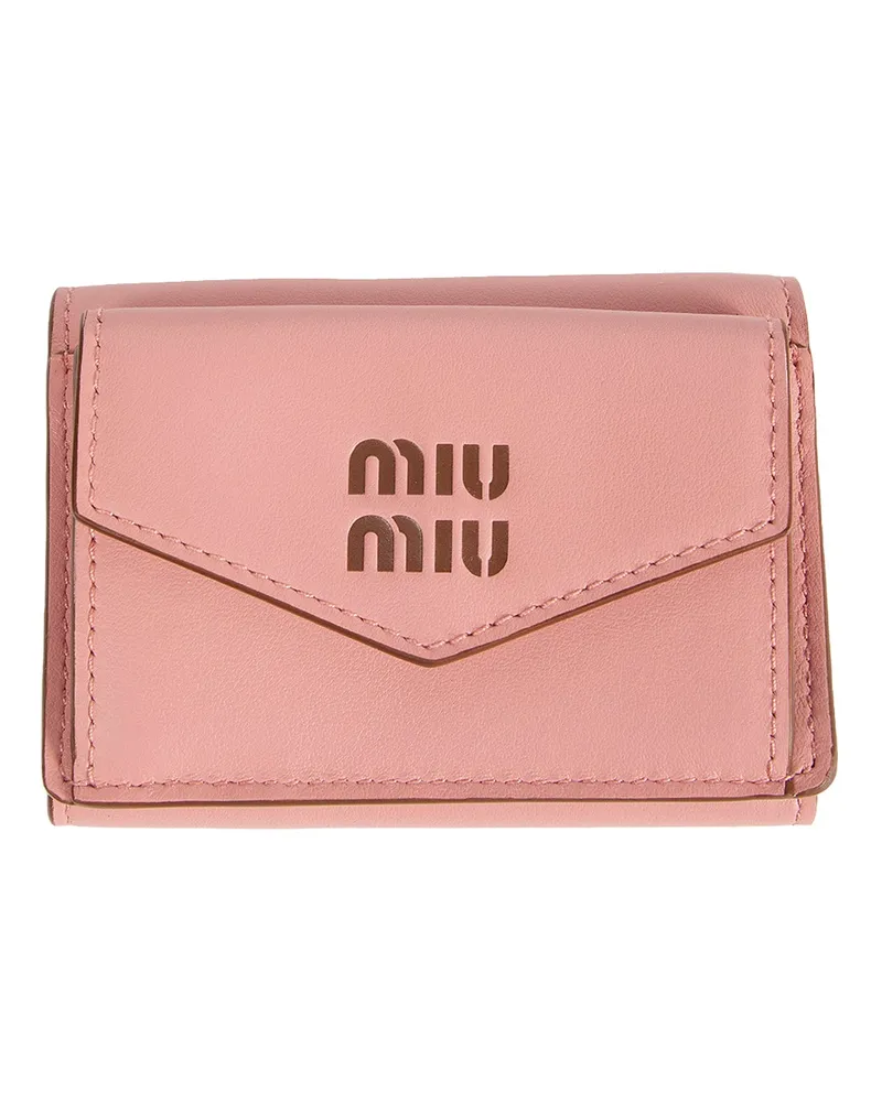 Miu Miu Small Leather Wallet Pink