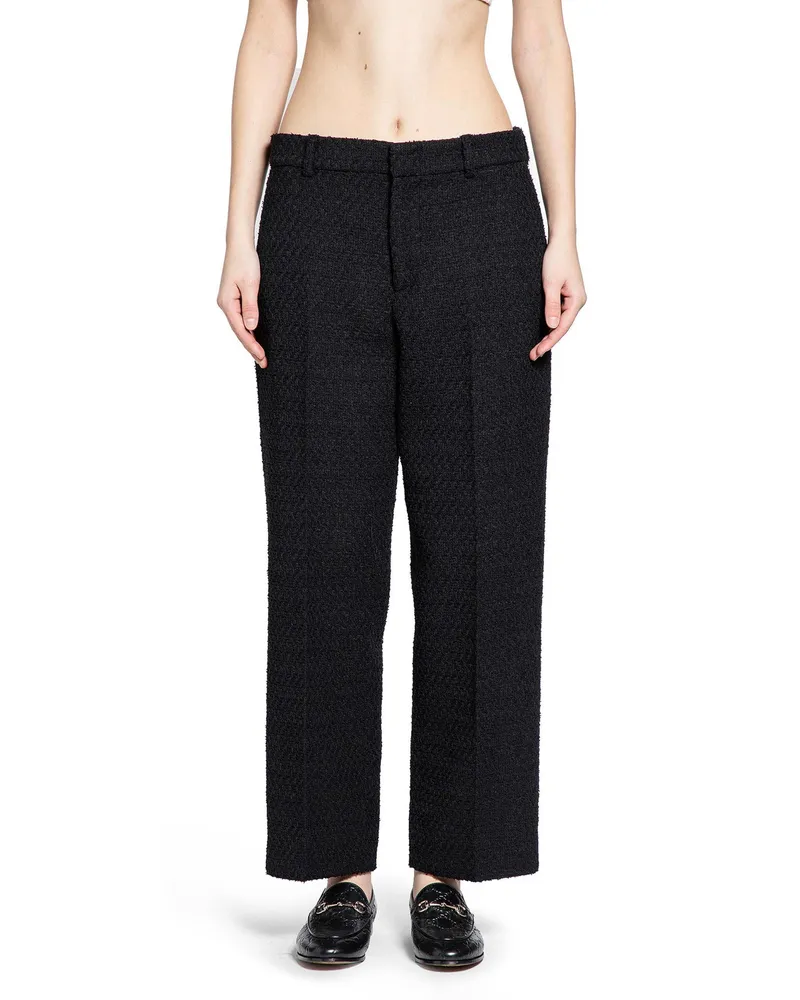Gucci Tweed Trousers Black