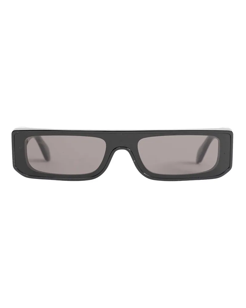 Alaïa Rectangular Mask Sunglasses Black