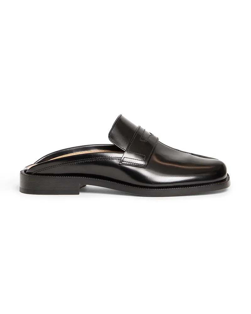 Maison Margiela Open Back Tabi Loafers Black