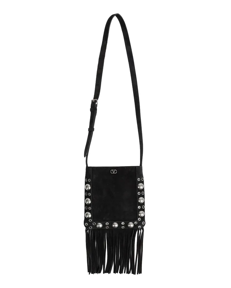 Valentino Garavani Nellcôte Small Shoulder Bag Black