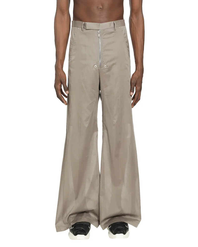 Rick Owens Belas Wide Leg Trousers Brown