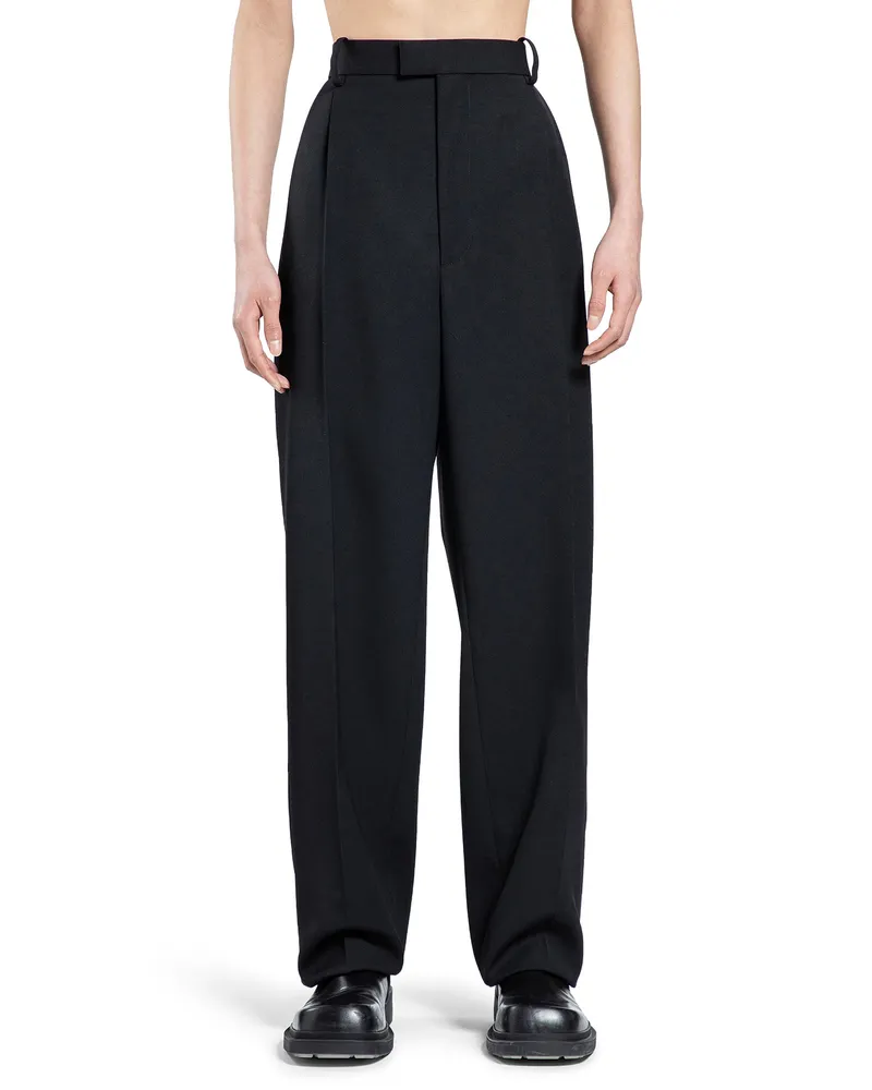 Bottega Veneta Tailored pleated trousers Black