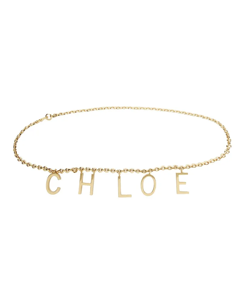 Chloé Letters Jewellery belt Gold