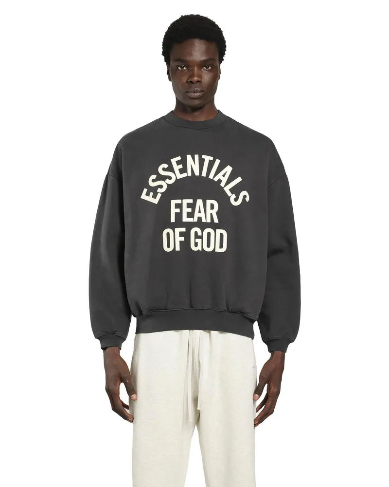 Fear of God Campus 90s Crewneck Sweatshirt Black
