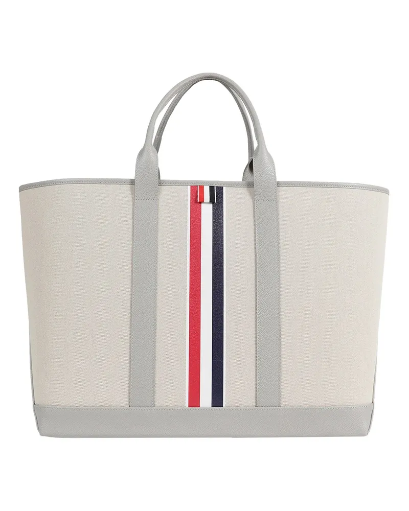 Thom Browne RWB Medium Tool Tote Bag Grey
