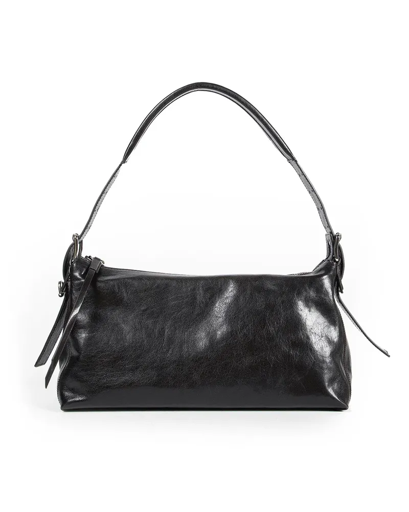 Christophe Lemaire Belted Baguette Bag Brown