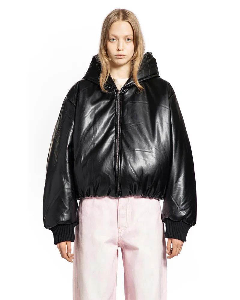 Acne Studios WOMAN BLACK JACKETS Black