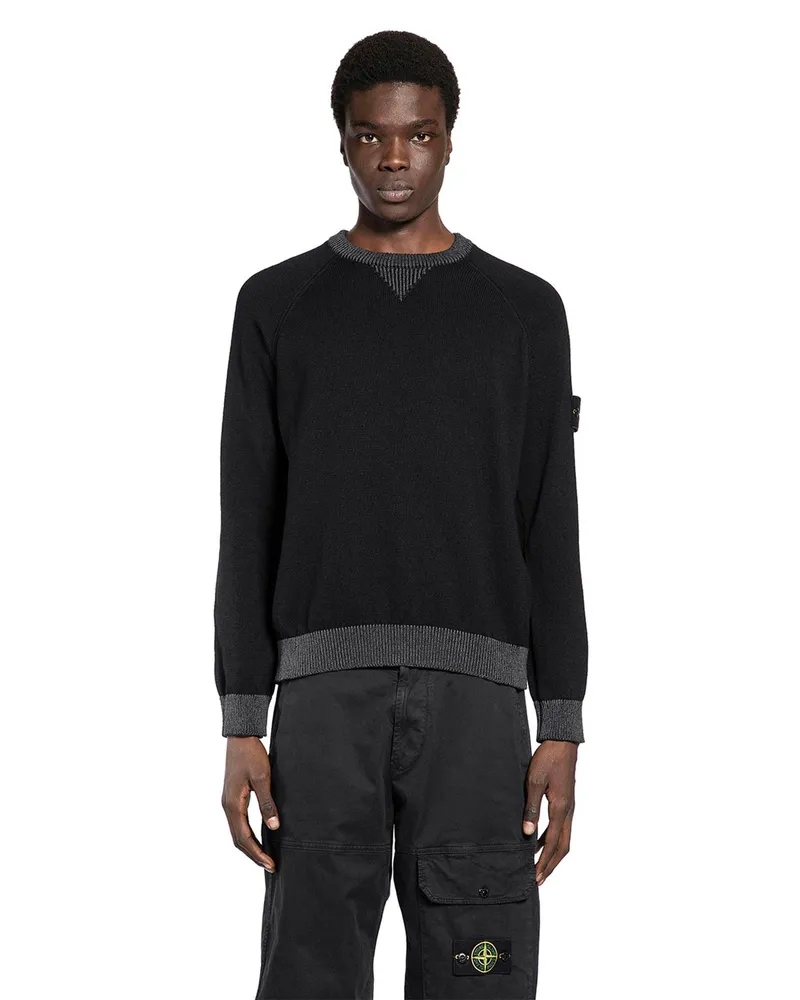 Stone Island 5100013 Crewneck Sweater Black