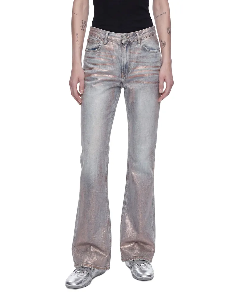 Acne Studios Fitted Glitter 2025F Jeans Blue