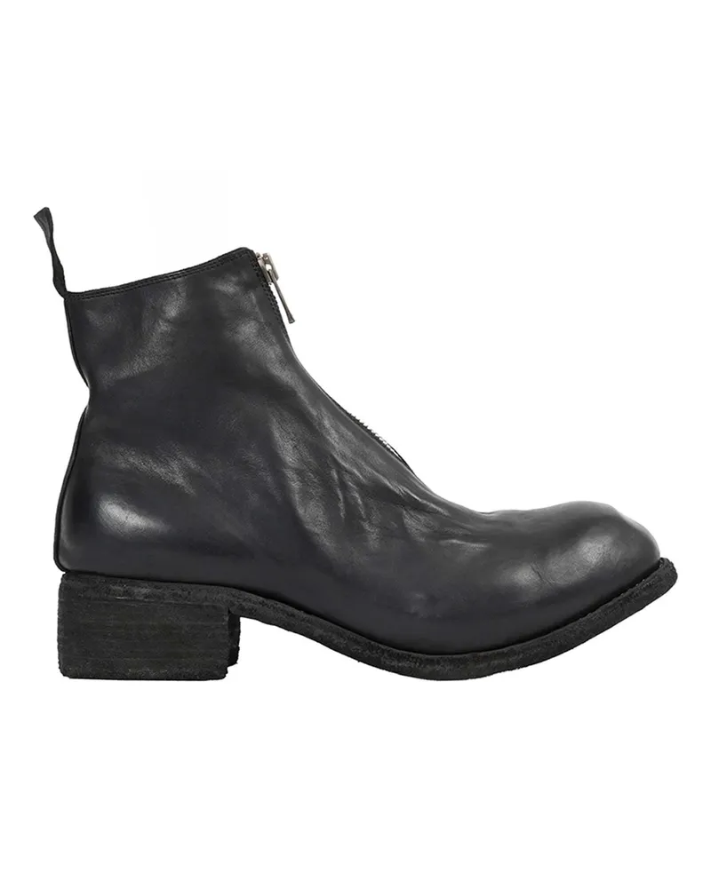 GUIDI Palombaro Front Zip Boots Black