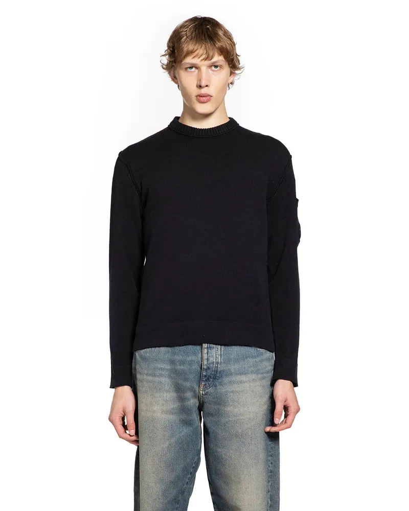 C.P. Company Soft Cotton Sweater Black