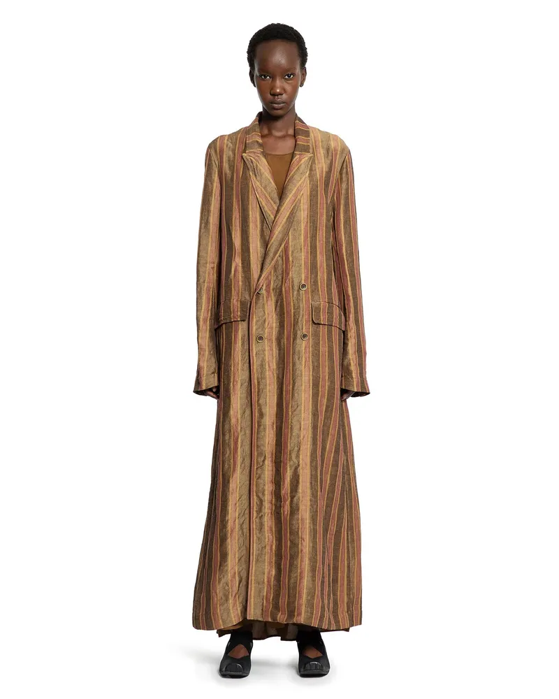 Uma Wang Camelot Coat Brown
