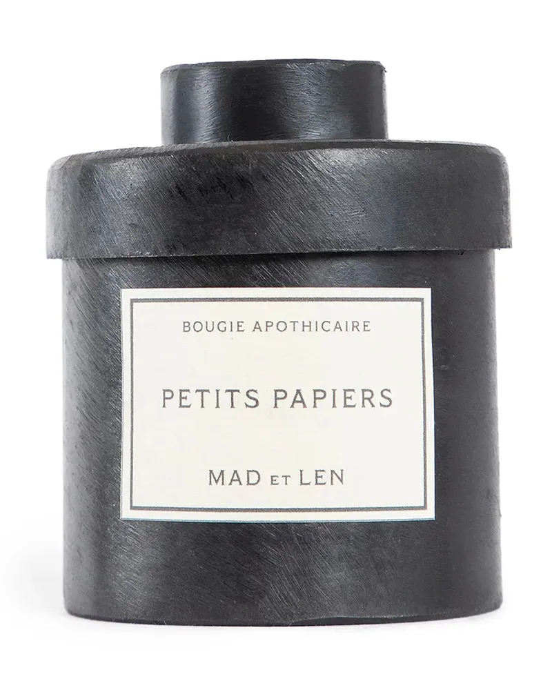 MAD et LEN Bougie D'Apothicaire Petits Papiers Scented Candle 
