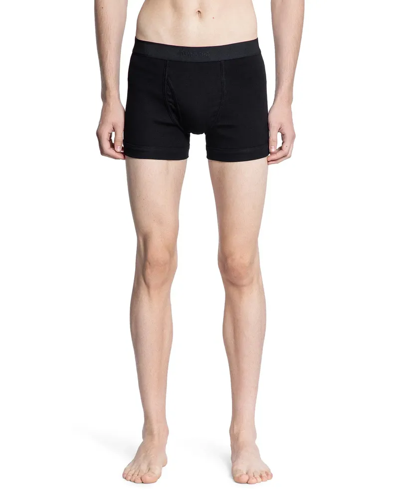 Tom Ford Cotton Boxer Briefs Black