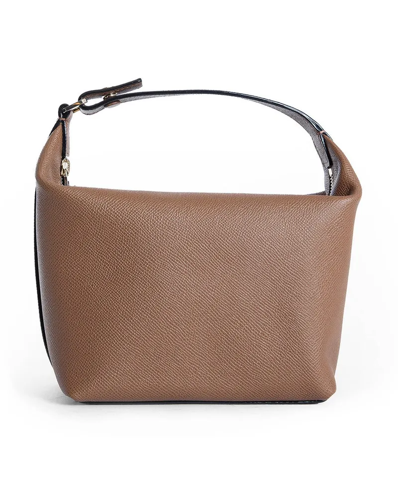 Valextra Mochi Top Handle Mini Bag Beige