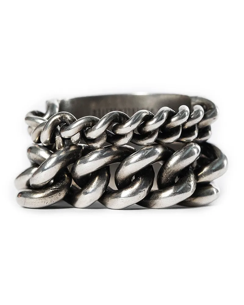 Ann Demeulemeester Iza Chain Ring Silver