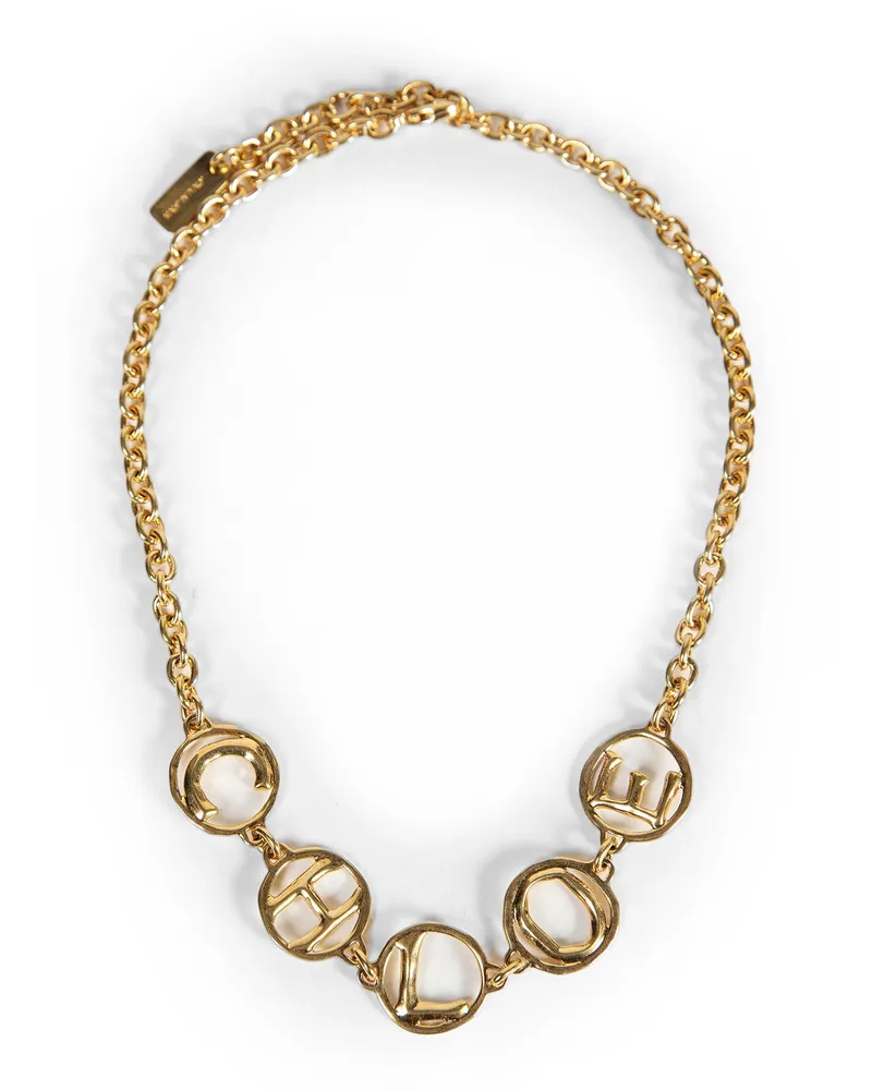 Chloé Script Choker Gold