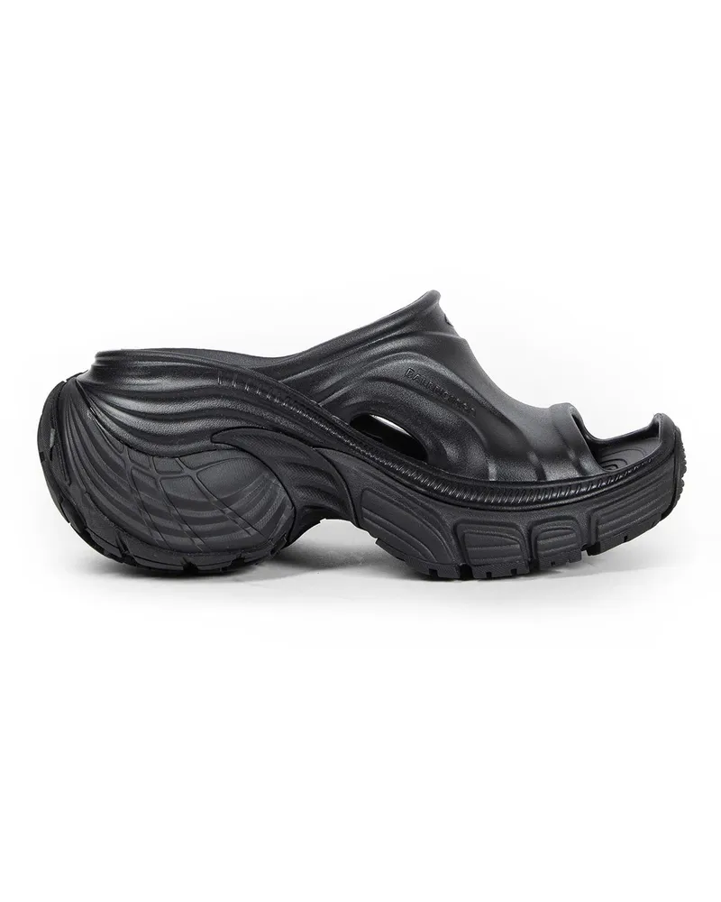 Balenciaga WOMAN BLACK SANDALS & SLIDES Black