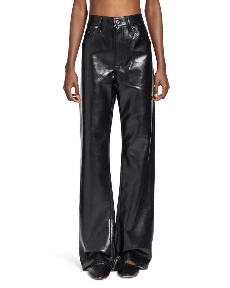 AGOLDE Mid-Rise Kickboot Pants Black