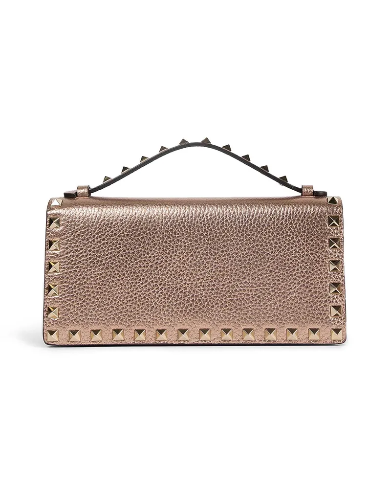 Valentino Garavani Rockstud Chain Wallet Pink