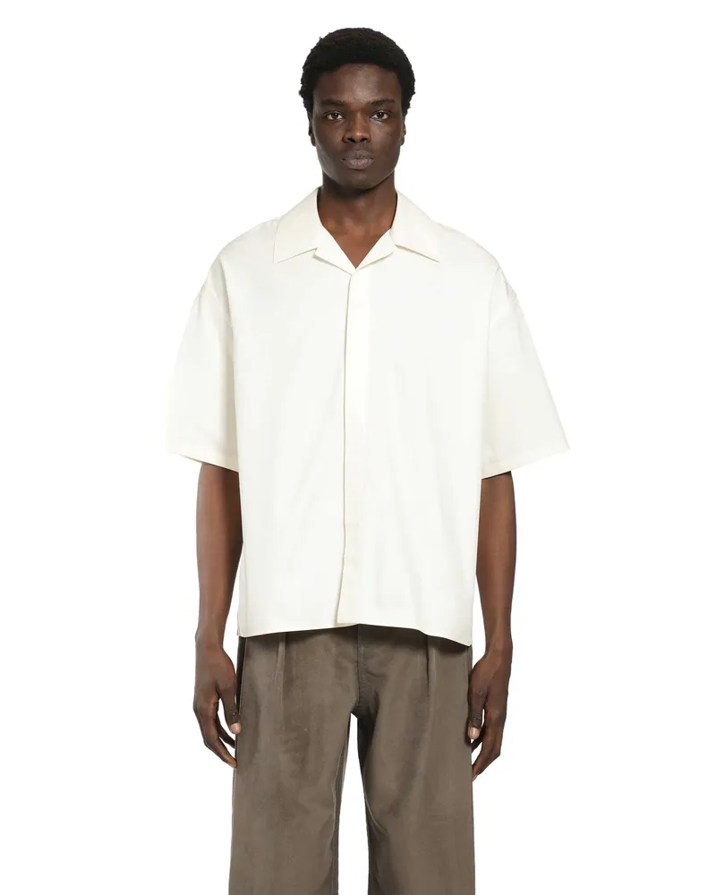 Loewe Short Sleeve Shirt in Cotton White