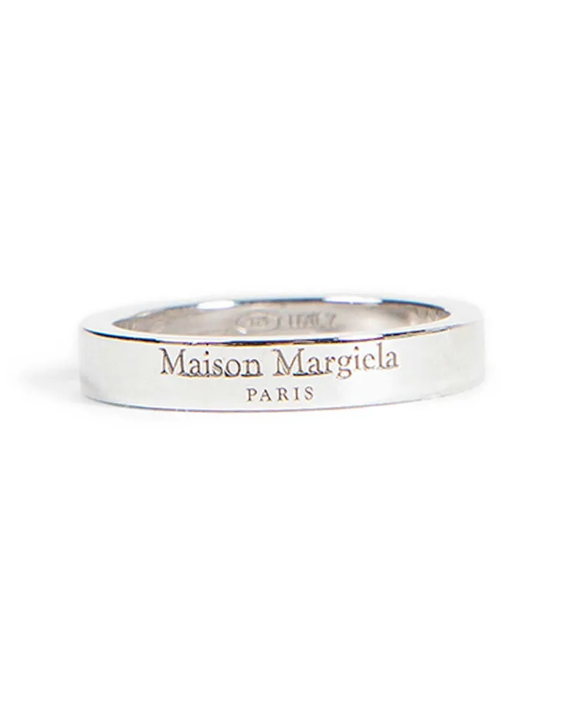 Maison Margiela Logo Reference Ring Silver