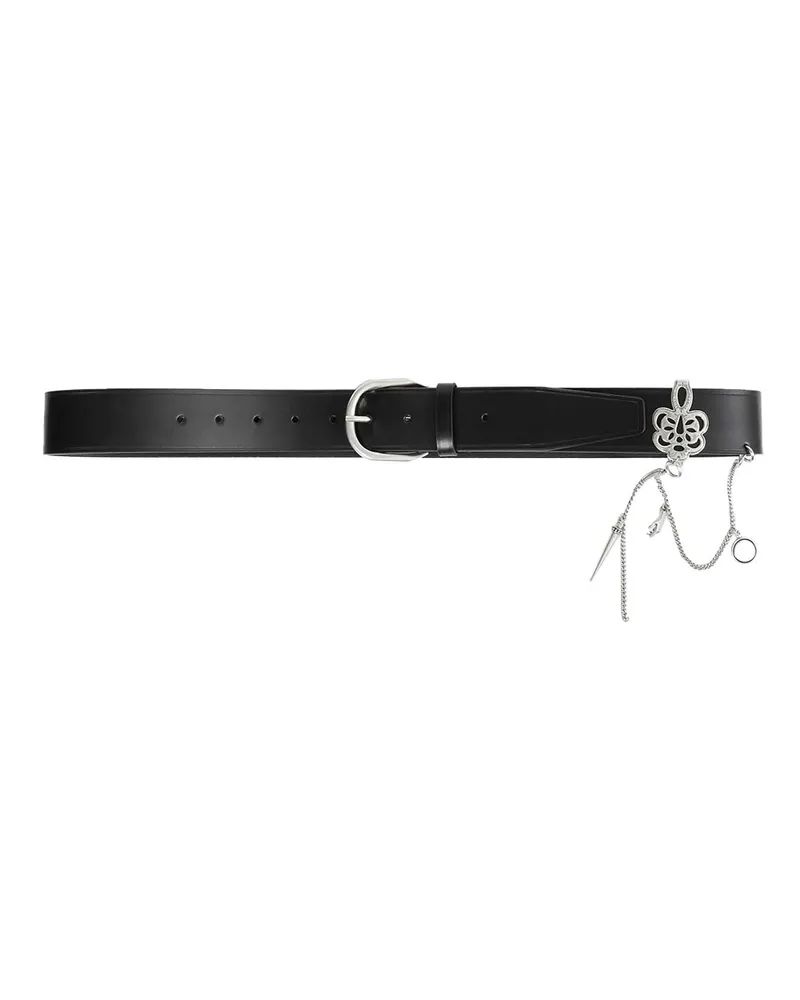 Ann Demeulemeester Ranja Belt with Charms 4CM Black