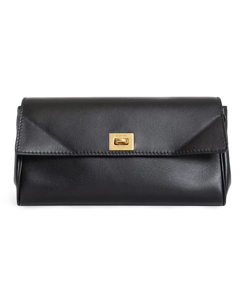 Balenciaga Portafoglio a bustina Rodeo Continental Black