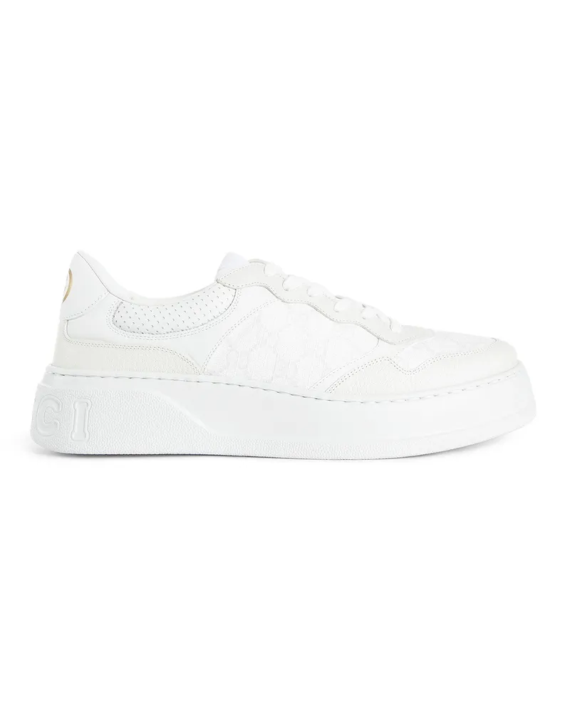 Gucci White and grey GG Supreme canvas White
