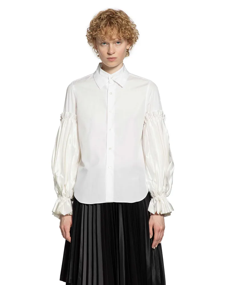 Noir Kei Ninomiya WOMAN WHITE SHIRTS White