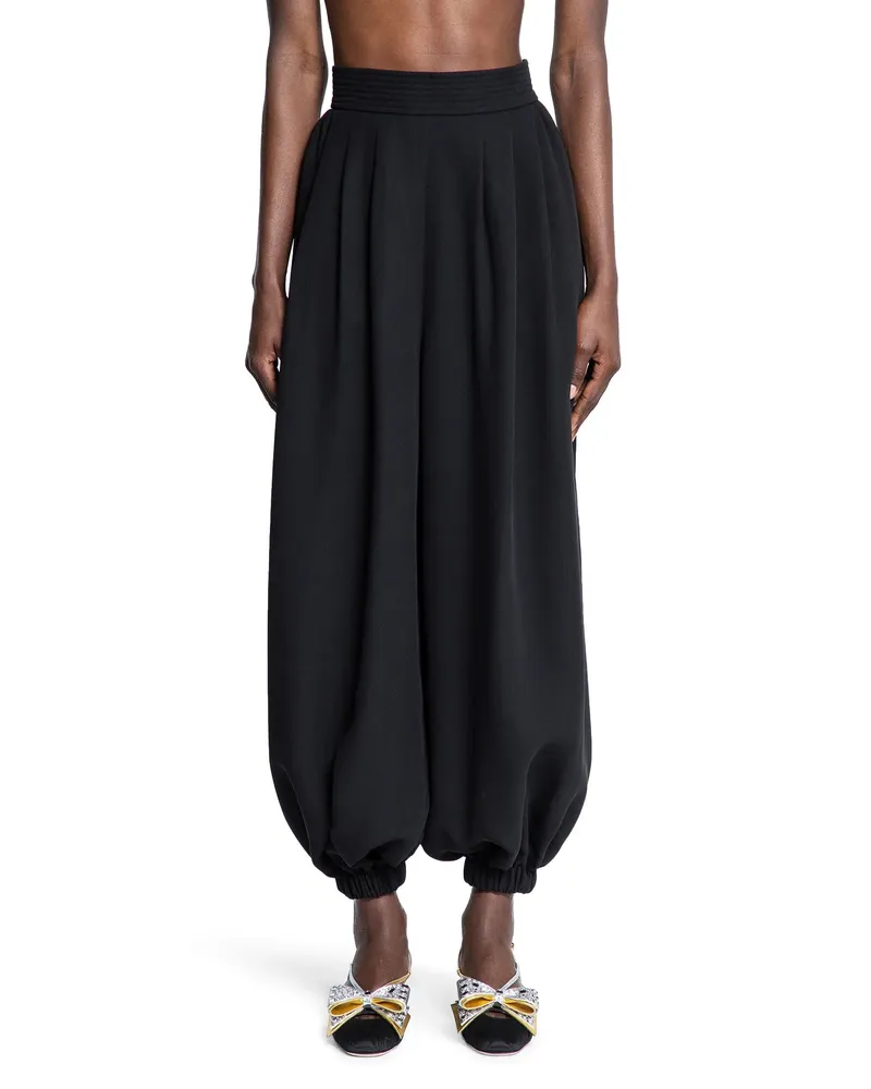 Valentino Garavani Silk trousers Black