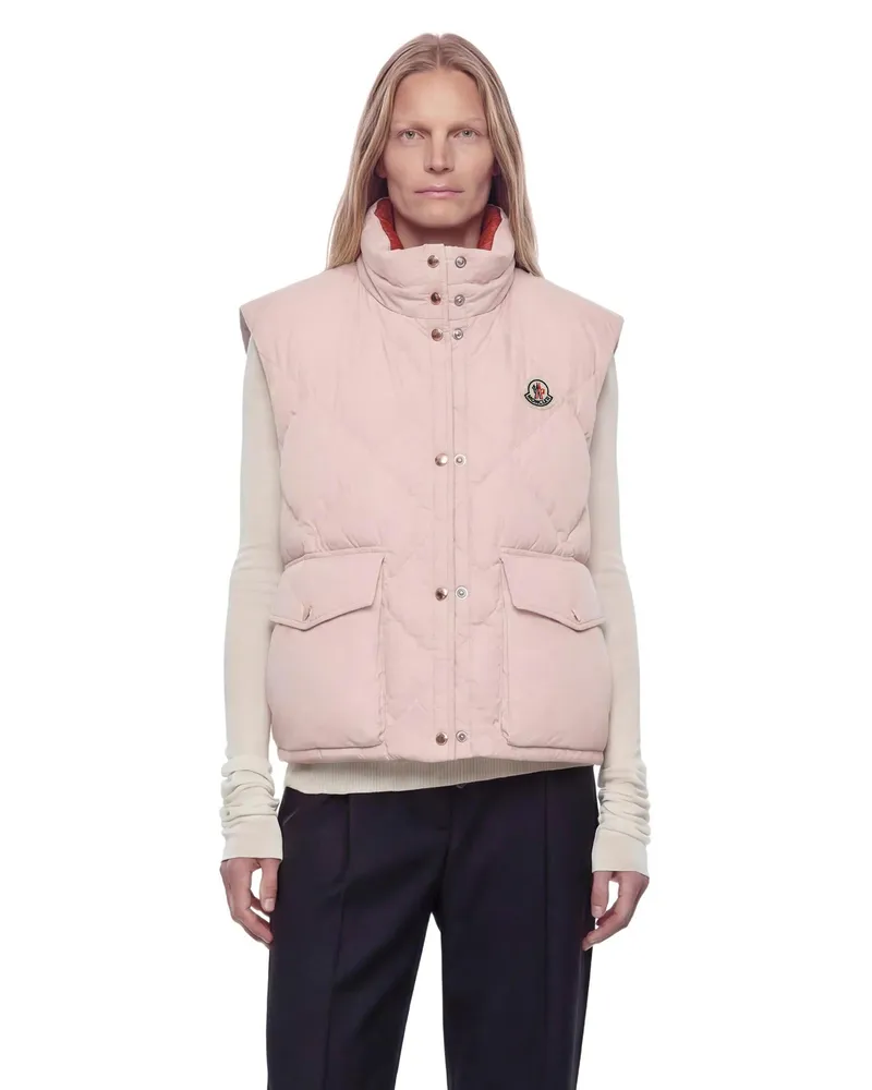 Moncler Biois Down Vest Pink