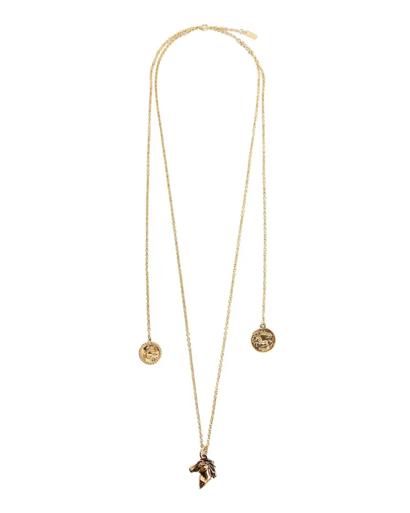 Chloé Charms necklace in vintage gold brass Gold